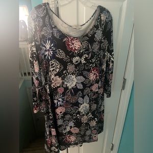Loft dress size med floral